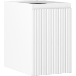 MEXEN/S - Rivel kúpeľňová skrinka pod umývadlo 30, 1 dvierka, reliéf, biela mat (91A21-03047-1-BF01)