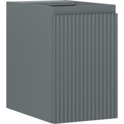 MEXEN/S - Rivel kúpeľňová skrinka pod umývadlo 30, 1 dvierka, reliéf, grafit mat (91A21-03047-1-BF66)