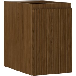MEXEN/S - Rivel kúpeľňová skrinka pod umývadlo 30, 1 dvierka, reliéf, orech (91A21-03047-1-BF86)
