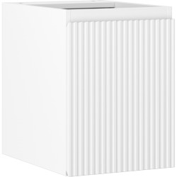 MEXEN/S - Rivel kúpeľňová skrinka pod umývadlo 35, 1 dvierka, reliéf, biela mat (91A21-03547-1-BF01)