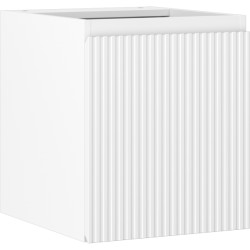 MEXEN/S - Rivel kúpeľňová skrinka pod umývadlo 40, 1 dvierka, reliéf, biela mat (91A21-04047-1-BF01)