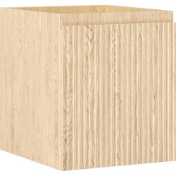 MEXEN/S - Rivel kúpeľňová skrinka pod umývadlo 40, 1 šuplík, reliéf, dub (91A20-04047-1-BF81)