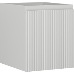 MEXEN/S - Rivel kúpeľňová skrinka pod umývadlo 40, 1 šuplík, reliéf, šedá mat (91A20-04047-1-BF62)