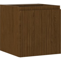 MEXEN/S - Rivel kúpeľňová skrinka pod umývadlo 45, 1 dvierka, reliéf, orech (91A21-04547-1-BF86)