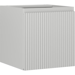 MEXEN/S - Rivel kúpeľňová skrinka pod umývadlo 45, 1 dvierka, reliéf, sivá mat (91A21-04547-1-BF62)