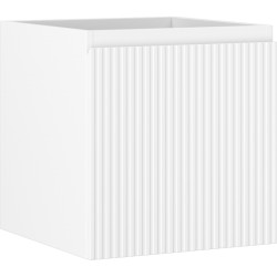 MEXEN/S - Rivel kúpeľňová skrinka pod umývadlo 45, 1 šuplík, reliéf, biela mat (91A20-04547-1-BF01)