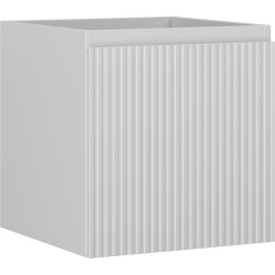 MEXEN/S - Rivel kúpeľňová skrinka pod umývadlo 45, 1 šuplík, reliéf, šedá mat (91A20-04547-1-BF62)
