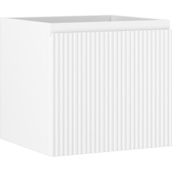 MEXEN/S - Rivel kúpeľňová skrinka pod umývadlo 50, 1 šuplík, reliéf, biela mat (91A20-05047-1-BF01)