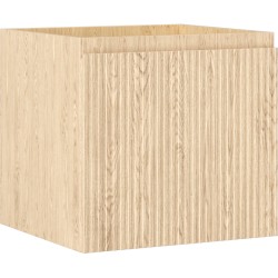 MEXEN/S - Rivel kúpeľňová skrinka pod umývadlo 50, 1 šuplík, reliéf, dub (91A20-05047-1-BF81)