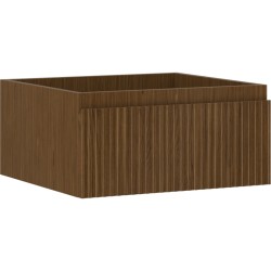 MEXEN/S - Rivel kúpeľňová skrinka pod umývadlo 50, 1 šuplík, reliéf, orech (91A20-05023-1-BF86)