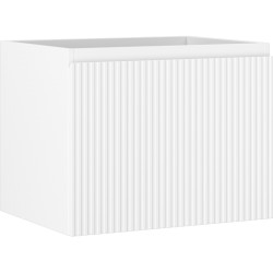 MEXEN/S - Rivel kúpeľňová skrinka pod umývadlo 60, 1 šuplík, reliéf, biela mat (91A20-06047-1-BF01)