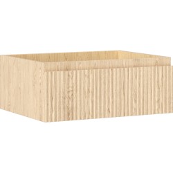 MEXEN/S - Rivel kúpeľňová skrinka pod umývadlo 60, 1 šuplík, reliéf, dub (91A20-06023-1-BF81)