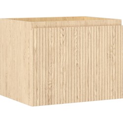 MEXEN/S - Rivel kúpeľňová skrinka pod umývadlo 60, 1 šuplík, reliéf, dub (91A20-06047-1-BF81)