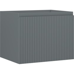 MEXEN/S - Rivel kúpeľňová skrinka pod umývadlo 60, 1 šuplík, reliéf, grafit mat (91A20-06047-1-BF66)