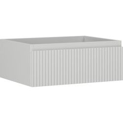 MEXEN/S - Rivel kúpeľňová skrinka pod umývadlo 60, 1 šuplík, reliéf, šedá mat (91A20-06023-1-BF62)