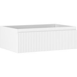 MEXEN/S - Rivel kúpeľňová skrinka pod umývadlo 70, 1 šuplík, reliéf, biela mat (91A20-07023-1-BF01)