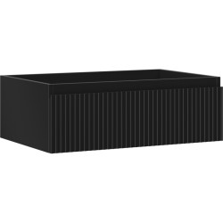 MEXEN/S - Rivel kúpeľňová skrinka pod umývadlo 70, 1 šuplík, reliéf, grafit mat (91A20-07023-1-BF71)