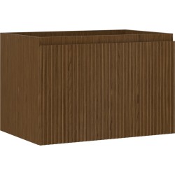 MEXEN/S - Rivel kúpeľňová skrinka pod umývadlo 70, 1 šuplík, reliéf, orech (91A20-07047-1-BF86)