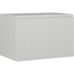 MEXEN/S - Rivel kúpeľňová skrinka pod umývadlo 70, 1 šuplík, reliéf, sivá mat (91A20-07047-1-BF62)