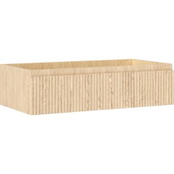 MEXEN/S - Rivel kúpeľňová skrinka pod umývadlo 90, 1 šuplík, reliéf, dub (91A20-09023-1-BF81)