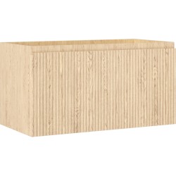 MEXEN/S - Rivel kúpeľňová skrinka pod umývadlo 90, 1 šuplík, reliéf, dub (91A20-09047-1-BF81)