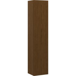MEXEN/S - Rivel kúpeľňový stĺp 35, 1 dvierka, reliéf, orech (91A21-03016-1-BF86)