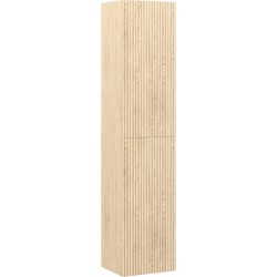 MEXEN/S - Rivel kúpeľňový stĺp 35, 2 dvierka, reliéf, dub (91A21-03016-2-BF81)