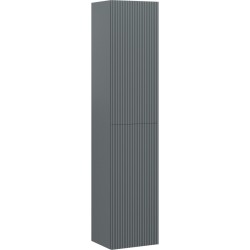 MEXEN/S - Rivel kúpeľňový stĺp 35, 2 dvierka, reliéf, grafit mat (91A21-03016-2-BF66)