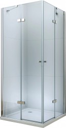 MEXEN/S - ROMA sprchovací kút 100x100, transparent, chróm (854-100-100-02-00)