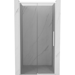 MEXEN/S - Rox posuvné sprchové dvere 100, transparent, biela (8C2-100-000-20-00)