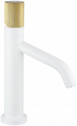 MEXEN/S - Rumba One umývadlová batéria, biela / chróm (73501-25)