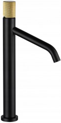 MEXEN/S - Rumba umývadlová batéria vysoká, čierna / zlatá (73511-75)