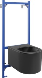 MEXEN/S - Sada pre skrytú inštaláciu bidetu Felix B s bidetom Sofia, čierna mat (69935544885)