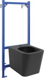 MEXEN/S - Sada pre skrytú inštaláciu bidetu Felix B s bidetom Teo, čierna mat (69935855185)