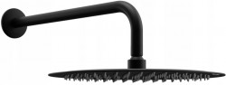 MEXEN/S - Slim sprchová hlavica - dážď 25 cm + sprchové rameno, čierna (79225211-70)