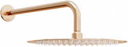 MEXEN/S - Slim sprchová hlavica - dážď 25 cm + sprchové rameno, ružové zlato (79225211-60)