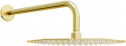 MEXEN/S - Slim sprchová hlavica - dážď 25 cm + sprchové rameno, zlatá (79225211-50)