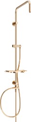 MEXEN/S - Sprchový stĺp T bez batérie a bez príslušenstva, ružové zlato (7939399-60)