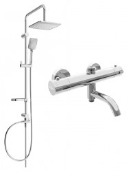 MEXEN/S - Sven sprchový stĺp vrátane sprchovej termostatickej batérie Kai, chróm (77900262-00)