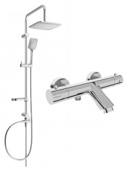MEXEN/S - Sven sprchový stĺp vrátane vaňovej termostatickej batérie Kai, chróm (77300262-00)