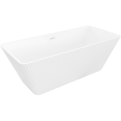 MEXEN/S - Tava voľne stojaca vaňa reliéf 170 x 75, biela, sifón a prepad biela (52851707500-20)