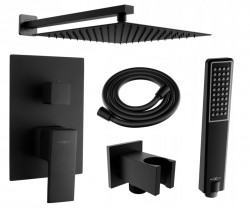 MEXEN/S - Uno DR72 sprchová zostava podomietková, čierna (71435DR72-70)