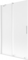 MEXEN/S - Velar dvojkrídlová posuvná vaňová zástena 110 x 150, dekor, biela (896-110-000-31-20)