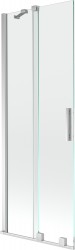 MEXEN/S - Velar Dvojkrídlová posuvná vaňová zástena 70 x 150, transparent, chróm (896-070-000-01-01)