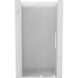 MEXEN/S - Velar L posuvné sprchové dvere 100, dekor, biela (871-100-003-31-20)