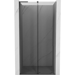 MEXEN/S - Velar L posuvné sprchové dvere 100, grafit, grafit kartáčovaná (871-100-003-41-66)