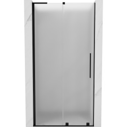 MEXEN/S - Velar L posuvné sprchové dvere 110, dekor, čierna - 871-110-003-31-66 (871-110-003-31-70)