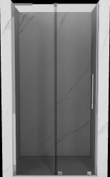 MEXEN/S - Velar L posuvné sprchové dvere 110, grafit, chróm (871-110-003-41-01)