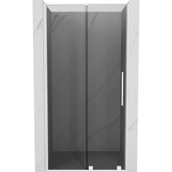 MEXEN/S - Velar L posuvné sprchové dvere 120, grafit, biela (871-120-003-41-20)
