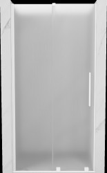 MEXEN/S - Velár posuvné sprchové dvere 100, dekor, biela (871-100-000-31-20)